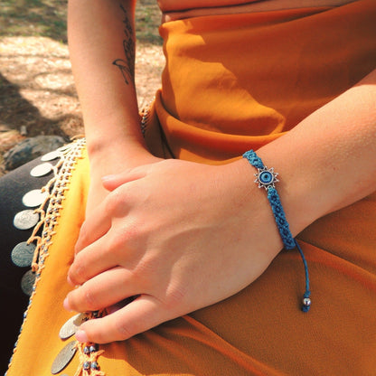 Bracciale Occhio Turco a fiore