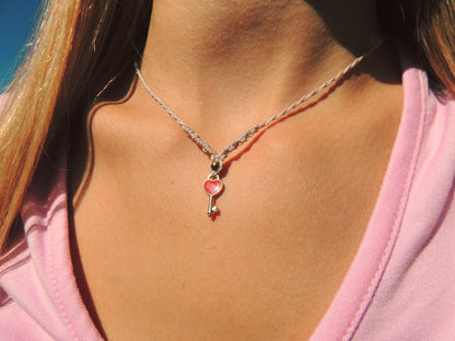 Collana Chiave del Cuore