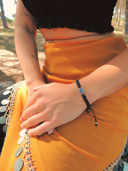 Bracciale Occhio Turco a fiore